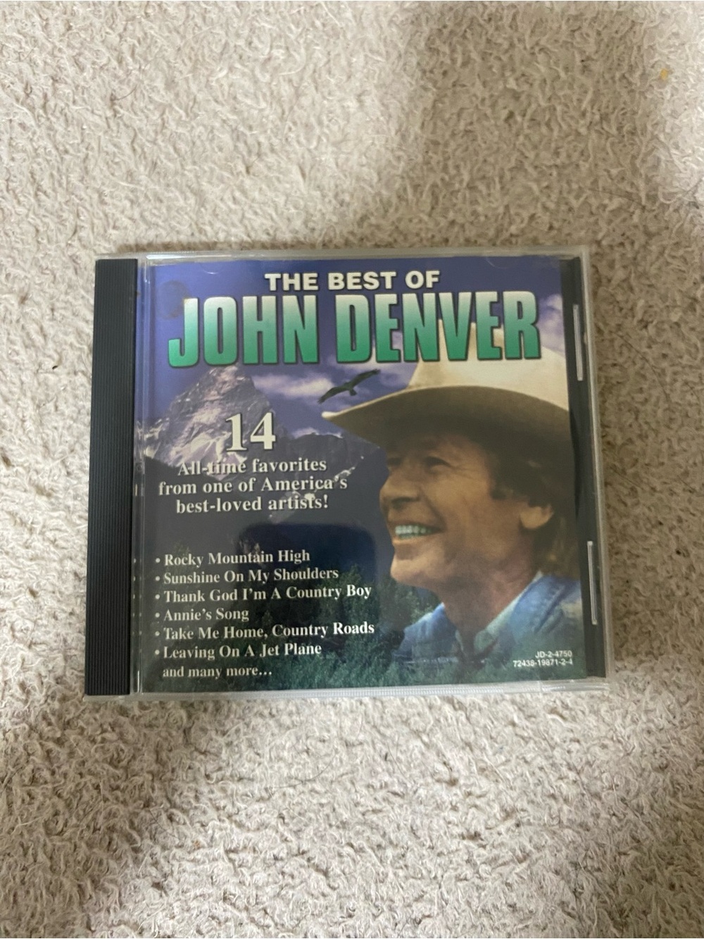 The Best of John Denver CD - Green & Blue Cover